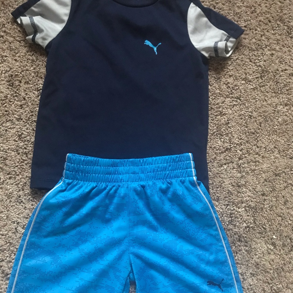 Puma matching shirt and short set